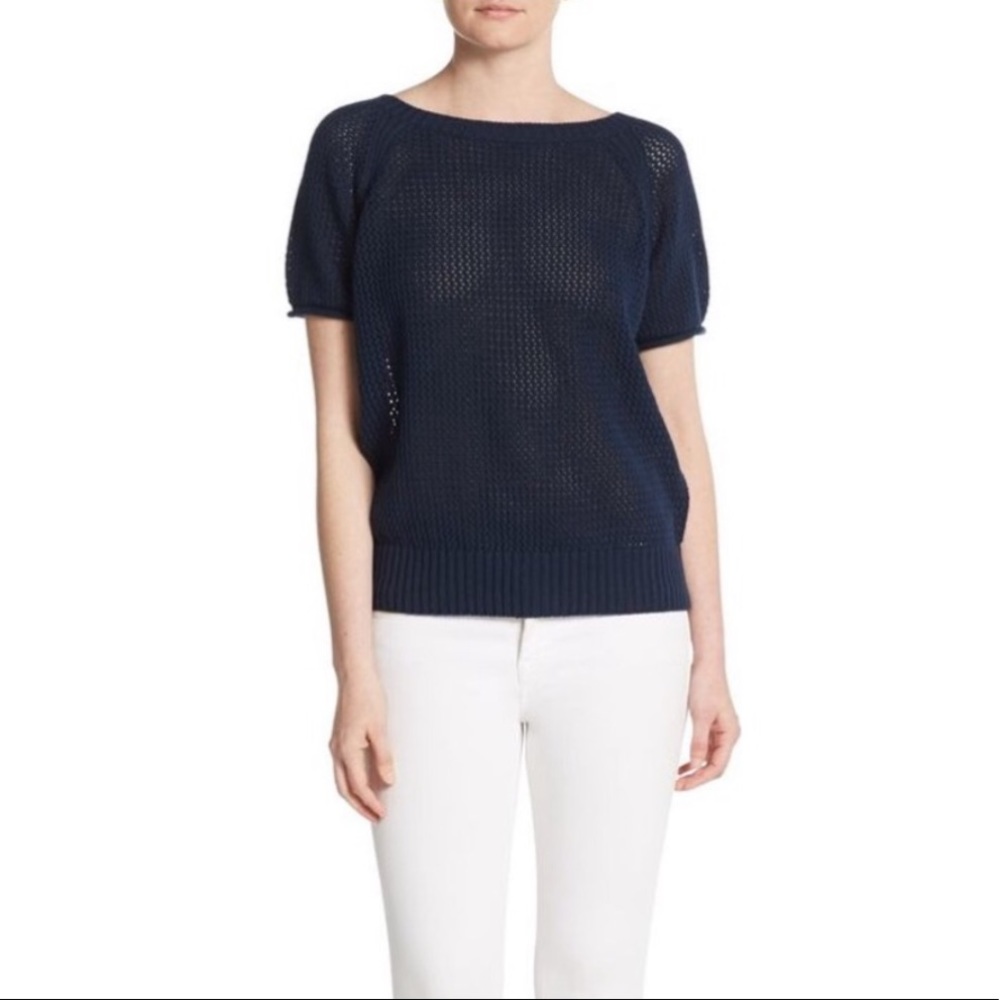 Frame Navy Knit Sweater XS